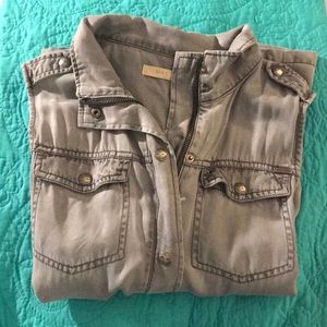 Gray Max Jeans Vest